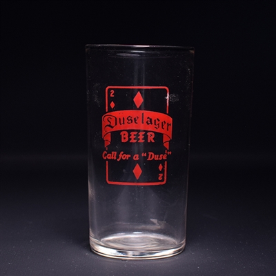 Duselager Beer 5-inch Enameled Drinking Glass