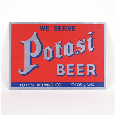 Potosi Beer Aluminum Sign