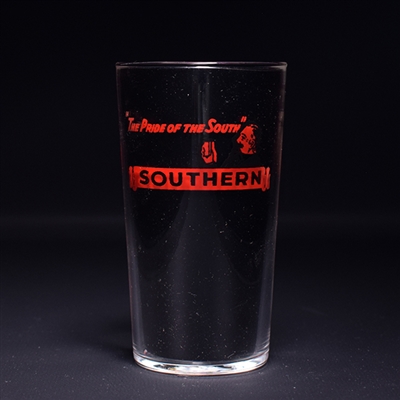 Southern Beer 4.5-inch 1940s Enameled Glass