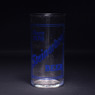 Steinerbru Beer 4.75-inch Enameled 1940s Drinking Glass