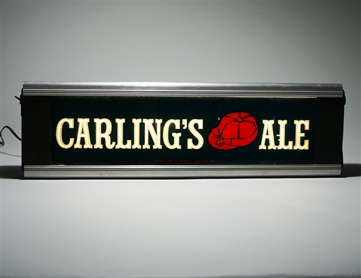 Carlings Ale Illuminated RPG Back Bar Sign