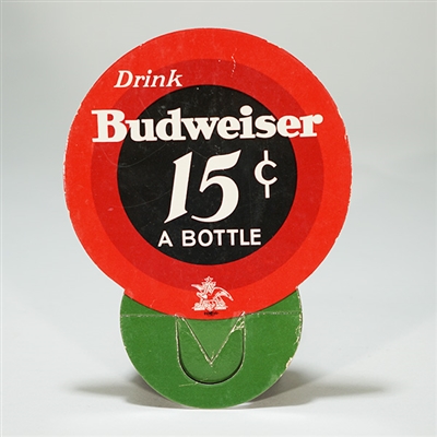 Budweiser 15 Cents A Bottle Topper
