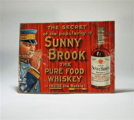 Sunny Brook Whiskey Tin Sign