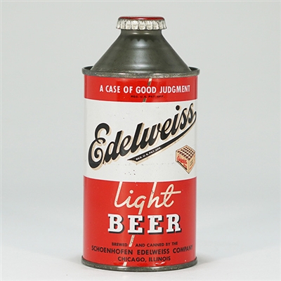 Edelweiss Light Beer Cone Top Can 160-31