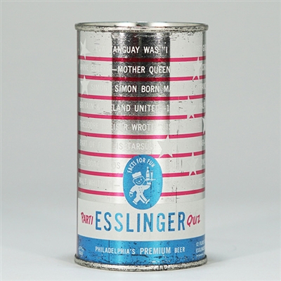 Esslinger Parti Quiz Beer Can L60-36
