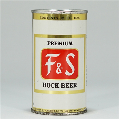 F and S BOCK Beer Flat Top Can 67-17