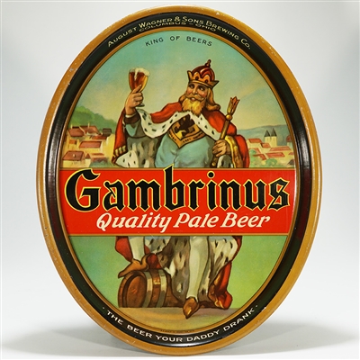 Gambrinus Quality Pale Beer Tray