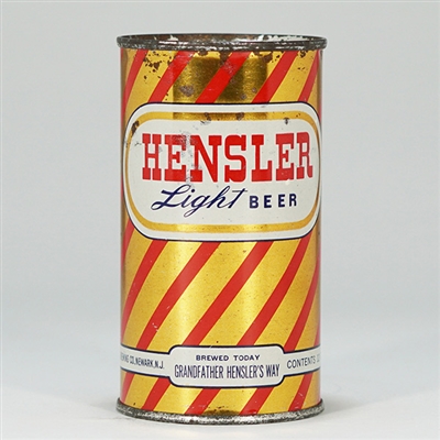 Hensler Light Flat Top Beer Can 81-32