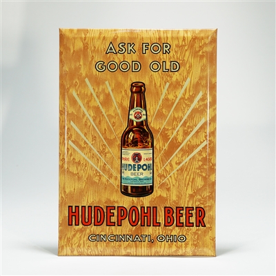 Hudepohl Beer Bottle TOC Sign