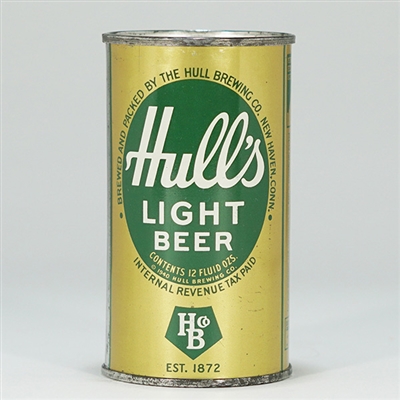Hulls Light Beer OI 435 Flat Top 84-23