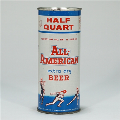 All-American 16 oz Half Quart Flat ATLAS 224-6