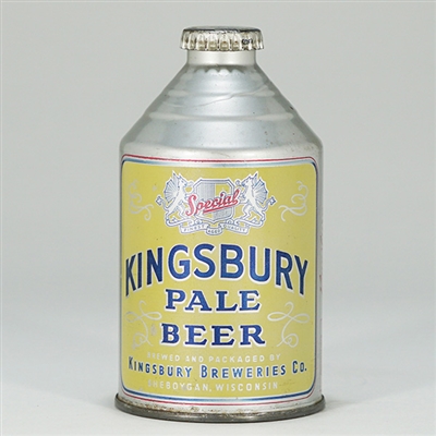 Kingsbury Pale Crowntainer NOT LISTED