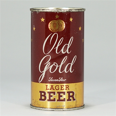 Old Gold Seven Star Lager Can 107-7
