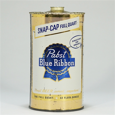 Pabst Blue Ribbon Snap-Cap Quart L217-3