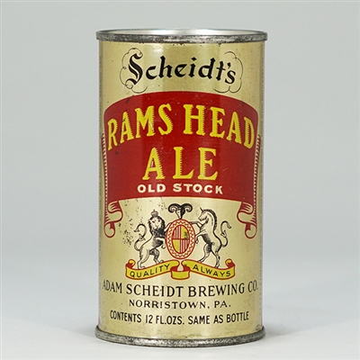 Rams Head Ale RED 4 PANEL RARE OI 710