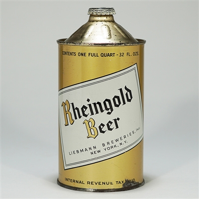 Rheingold Beer Quart Cone Top 218-8
