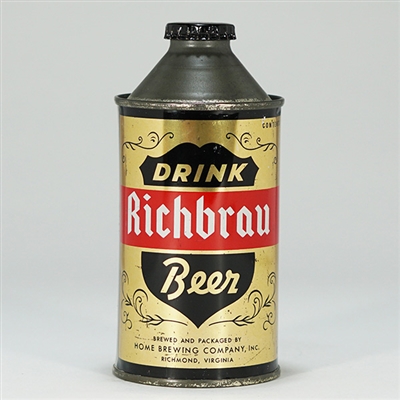Richbrau Beer Cone Top Can 182-3