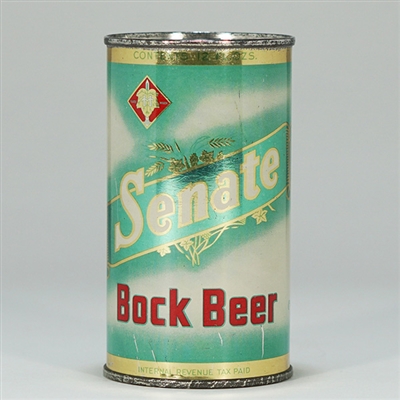 Senate Bock Beer Flat Top Can 132-17