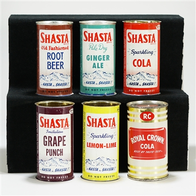 Shasta Royal Crown Soda Flats Collection