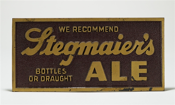 Stegmaiers Ale WWII Era Composite Sign
