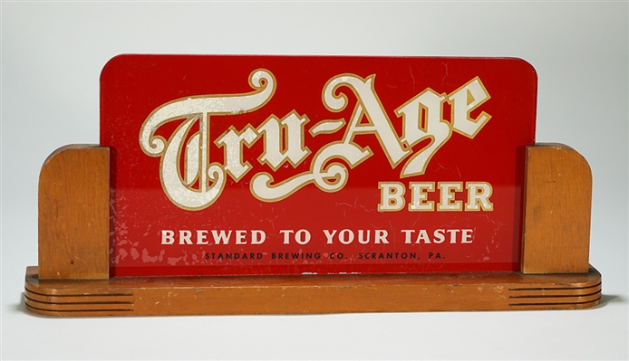 Tru-Age Beer Self-Standing ROG Sign