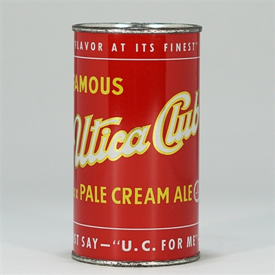 Utica Club Pale Cream Ale Can 142-18