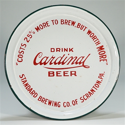 Cardinal Porcelain Beer Tray Standard Brewing