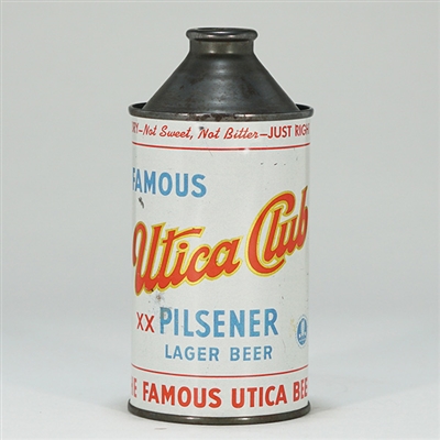Utica Club Pilsener Lager Beer Cone 188-7