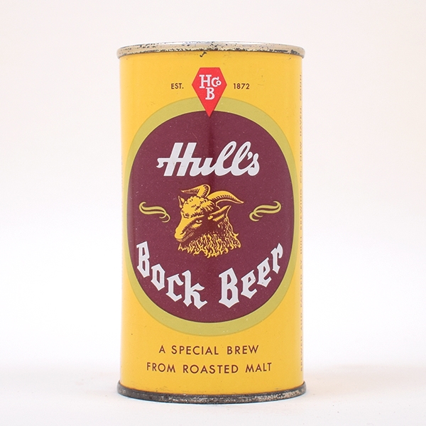 Hulls Bock Beer Flat Top Can 84-28