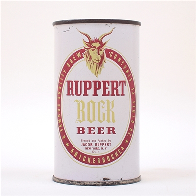 Ruppert Bock Beer Flat Top Can 126-28