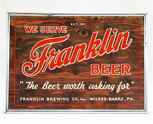 Franklin Beer ROG Sign 