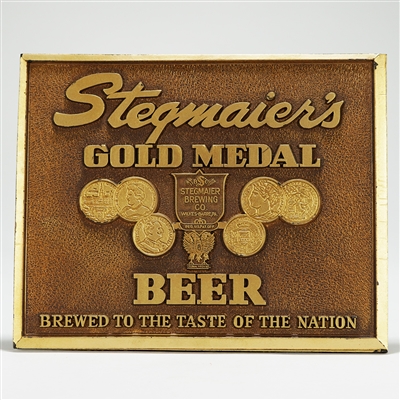 Stegmaiers Gold Medal Beer Composite Sign 