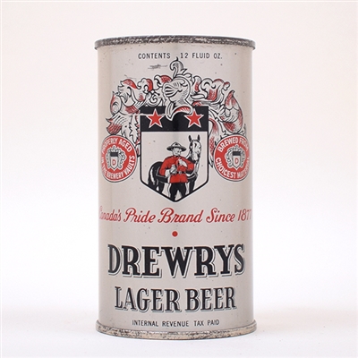 Drewrys Lager Beer OI Flat Top 55-32
