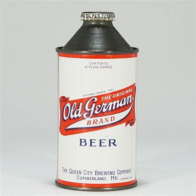 Old German Brand Beer Cone Top 176-20