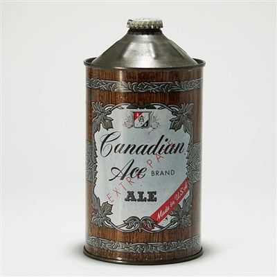 Canadian Ace Ale Quart Cone Top Can 205-4