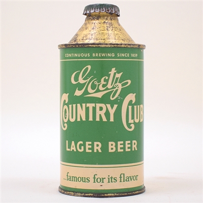Goetz Country Club Beer Cone Top L165-18