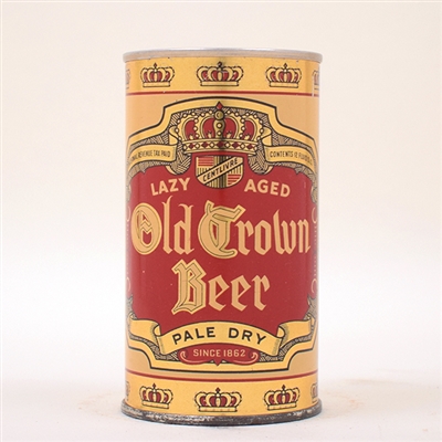 Old Crown Beer OI Flat Top Can 105-16