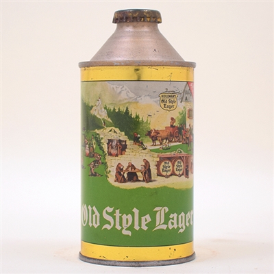 Old Style Lager Heileman Cone Top 177-28