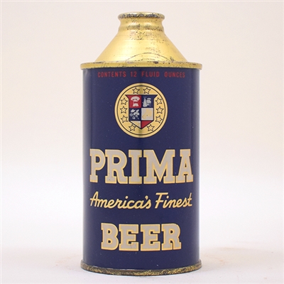 Prima Beer Cone Top Can CRISP 179-27