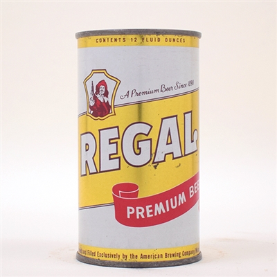 Regal Premium Beer Flat Top Can 121-25