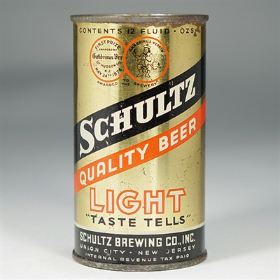 Schultz Light Quality Beer Flat Top 132-5