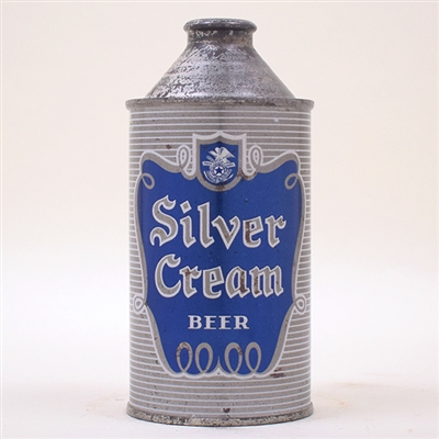 Silver Cream Beer Cone Top 185-18