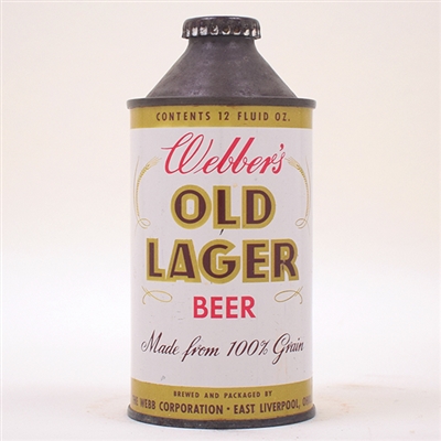 Webbers Old Lager Beer Cone Top 188-26