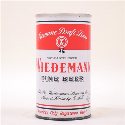 Wiedemann Draft Beer BO ZIP TOP 134-39