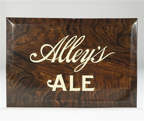 Alleys Ale PRE-PROH Tin Sign
