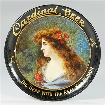 Cardinal Beer Victorian Lady Tip Tray