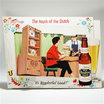 Old Reading Touch of Dutch 3D Diecut Sign