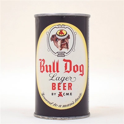 Bull Dog Beer Flat Top Can LA 45-16