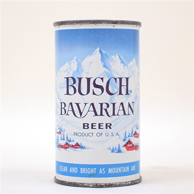 Busch Bavarian Beer BROWN LETTER Flat Top 47-20