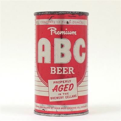 ABC Beer Flat Top Can 28-6